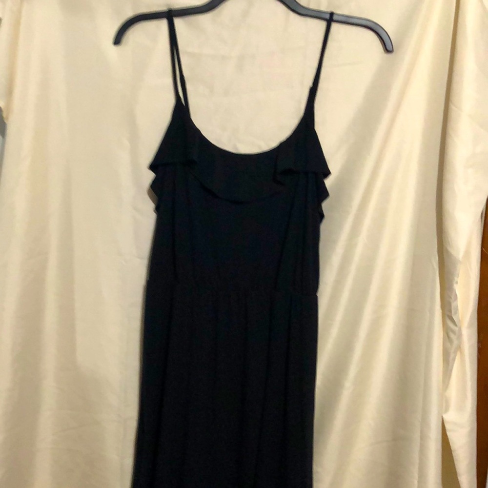 Women’s black strap dress